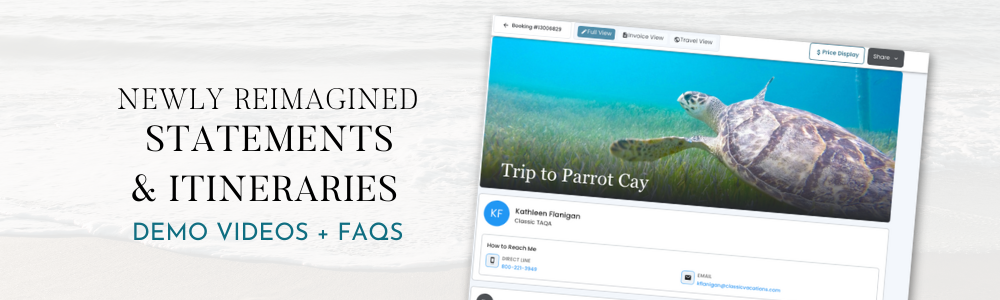 Newly Reimagined Statements & Itineraries